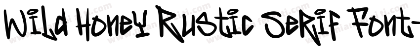 Wild Honey Rustic Serif Font字体转换